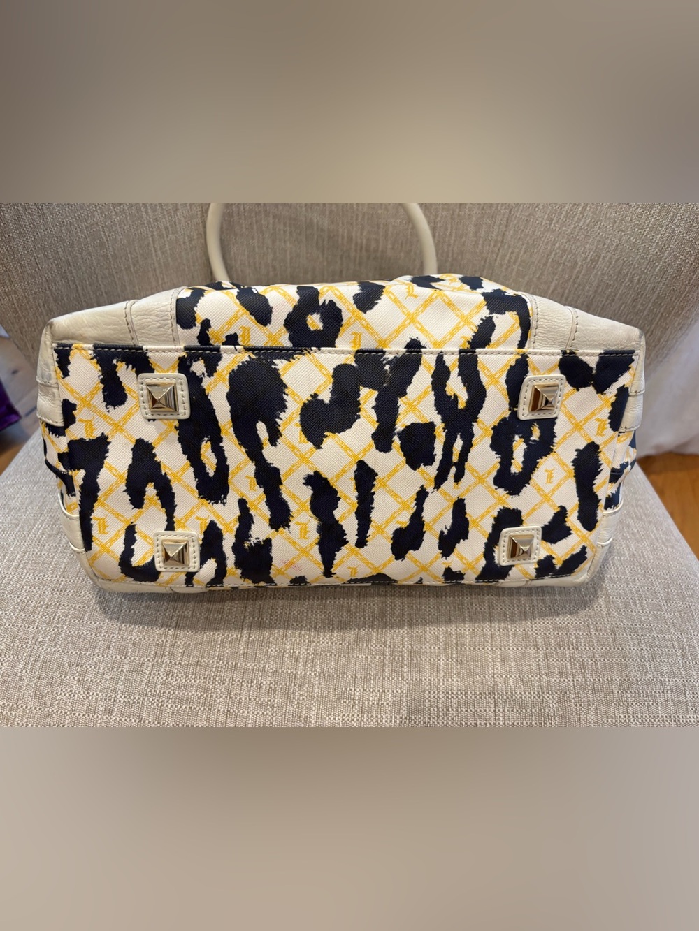 Vintage Gwen Stefani L.A.M.B. Samburu Leopard-Pattern large Tote Bag purse - Picture 3 of 14
